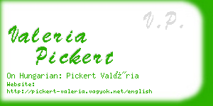 valeria pickert business card